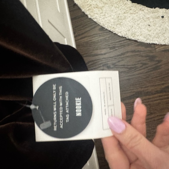 Nookie Rich Brown Velvet Gown - Picture 6 of 6